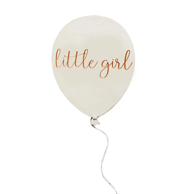 Baby Wooden Balloon Milestone Newborn Birth 1-12 Month Card Birthday Gift Toddler Wooden Commemorativenir Photography Prop Toy