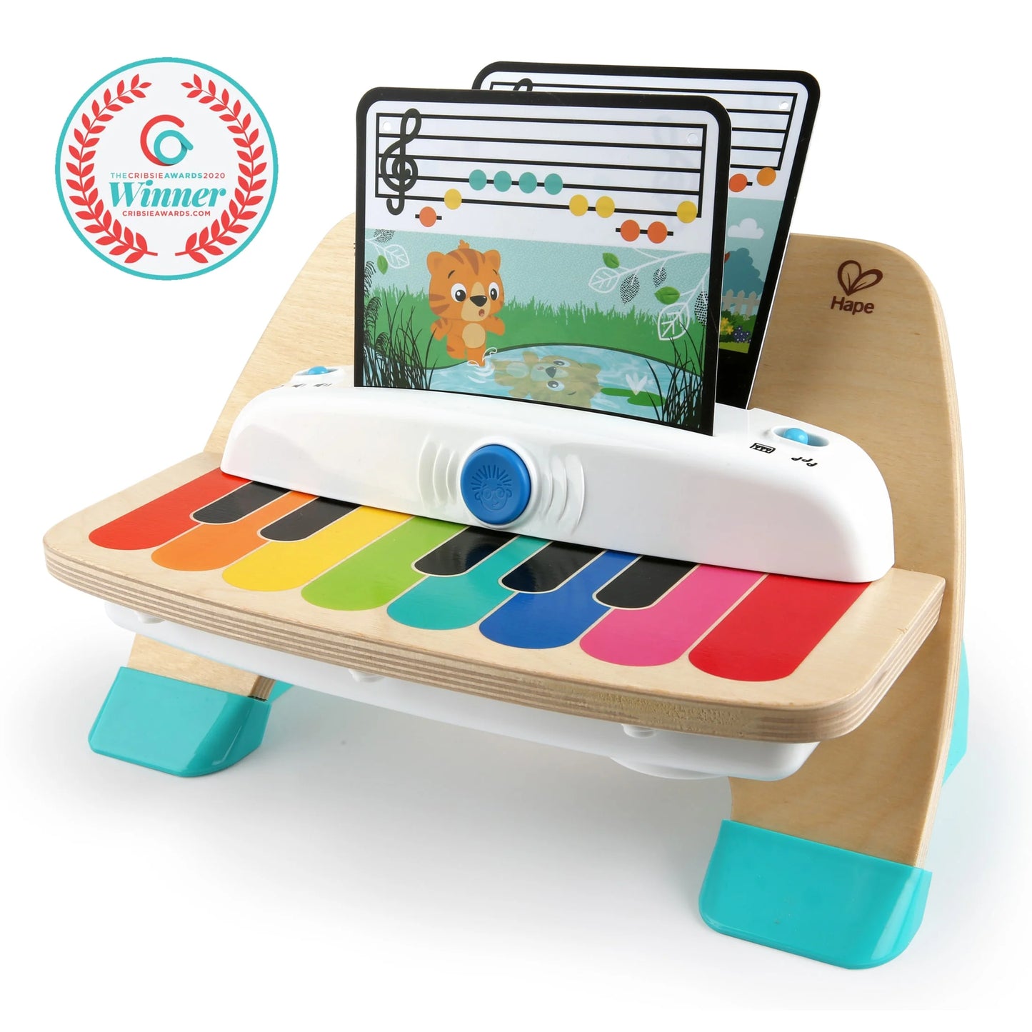 Hape Magic Touch Piano Wooden Musical Baby and Toddler Toy Age 6 Months and Up