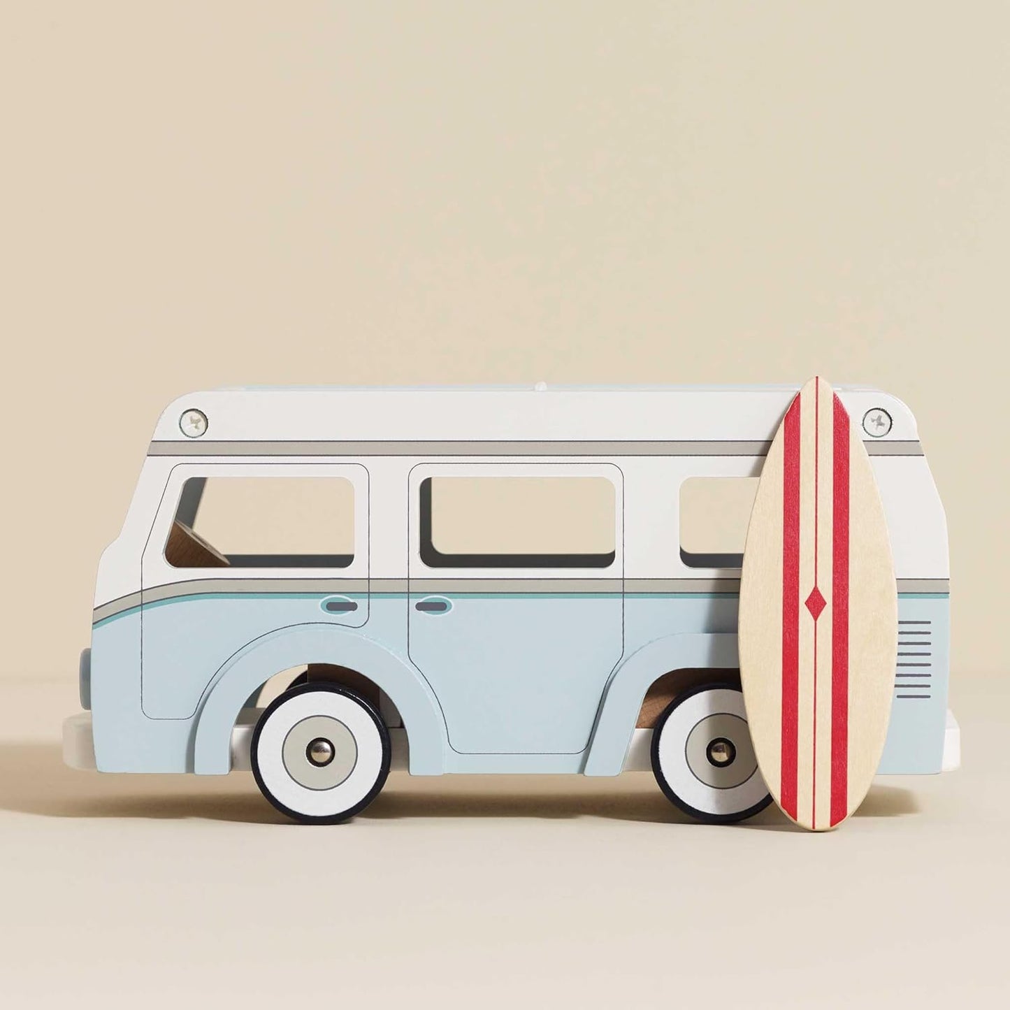 - Wooden Holiday Campervan with Detachable Surfboard | Suitable for 3 Year Old +