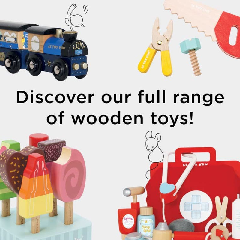 - Wooden Holiday Campervan with Detachable Surfboard | Suitable for 3 Year Old +