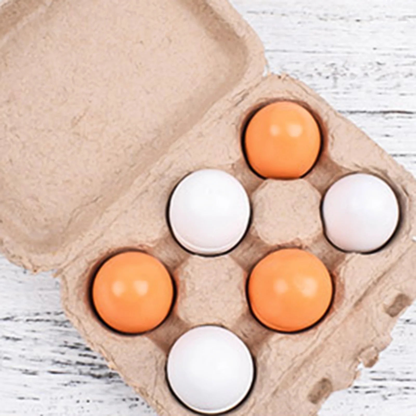 Wooden Eggs, Easter Egg Toys Wooden Play Food Pretend Play Food Sets for Kids Early Development, Learning, Birthday Gifts