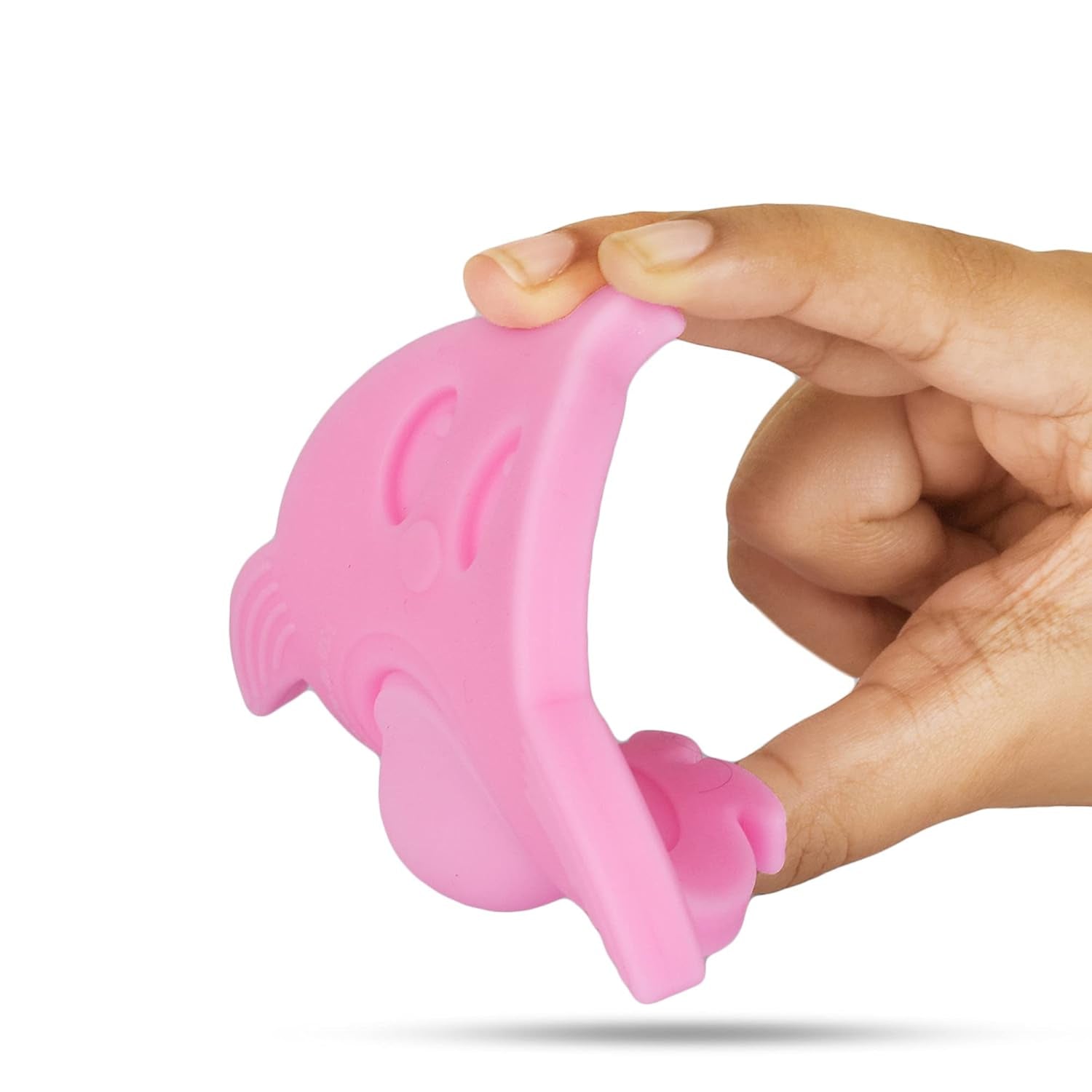Popz Baby Teether Toy - Made in the USA - Pop It Sensory Toys for 0-6 Months + - 100% Silicone Dimple Popper for Newborns and Infants - BPA Free