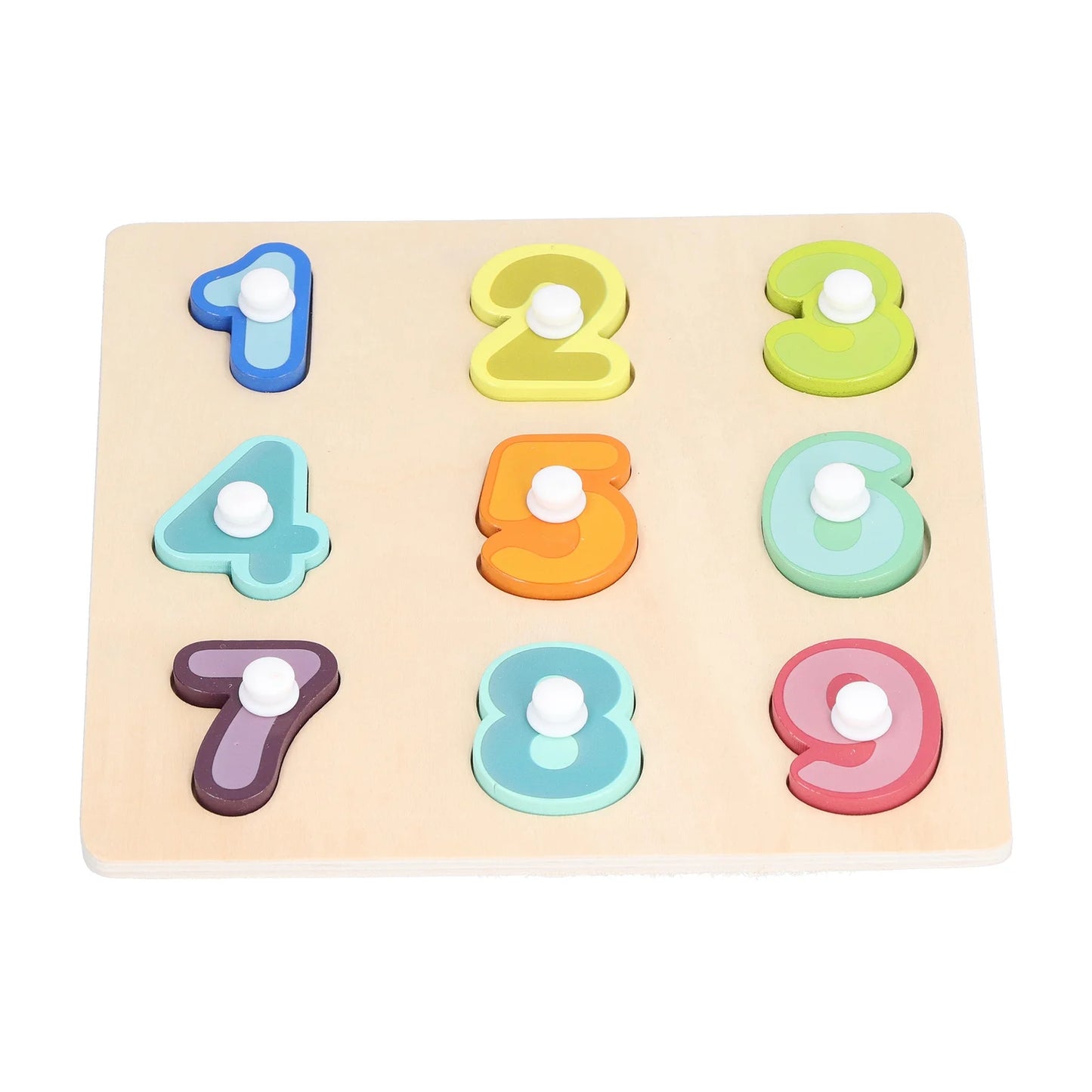 Wood Toddler Puzzles Toys,Wooden Peg Puzzles Toys Toddler Educational Knob Learning Puzzle Board Toys for Kids,Learning Board Puzzles Toys