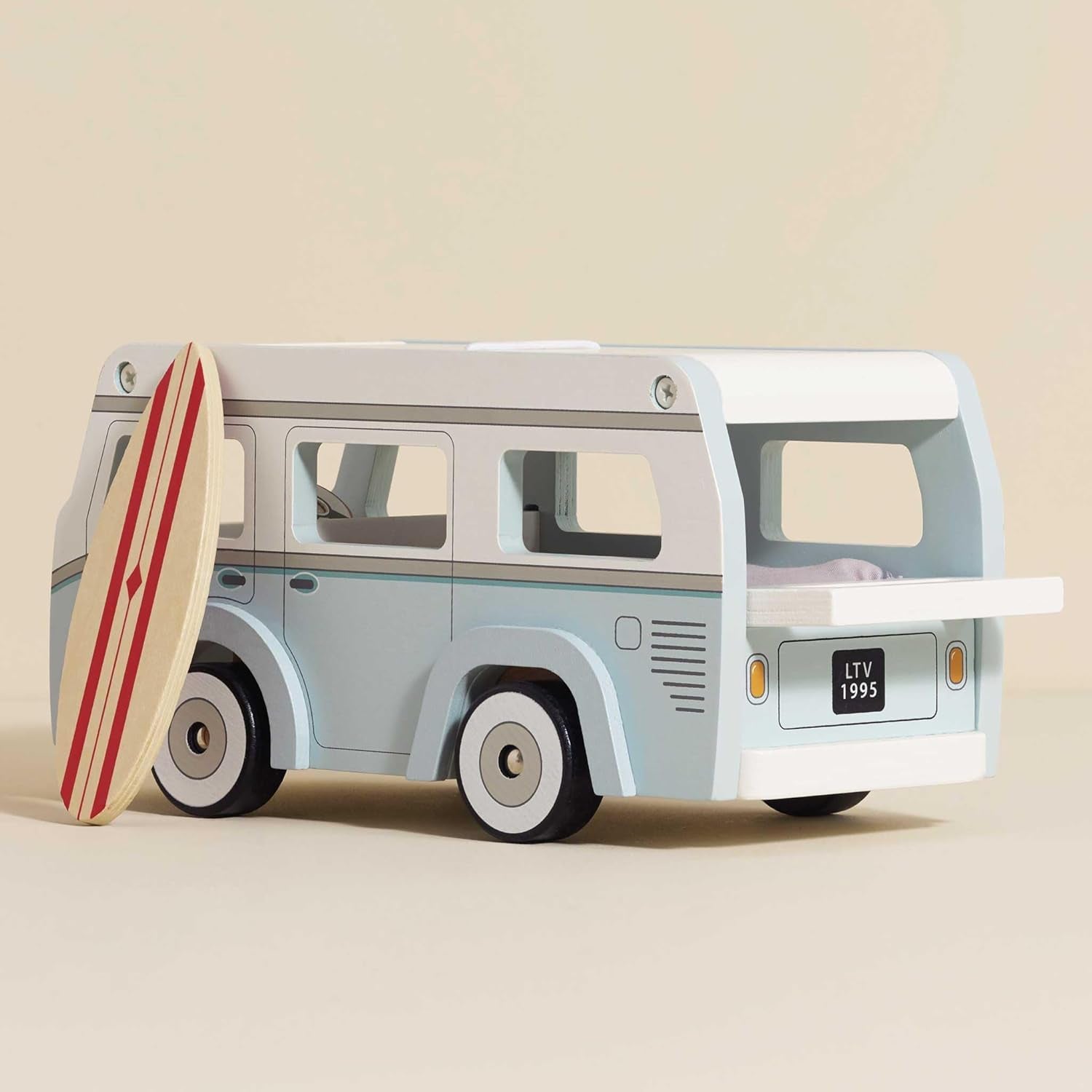 - Wooden Holiday Campervan with Detachable Surfboard | Suitable for 3 Year Old +