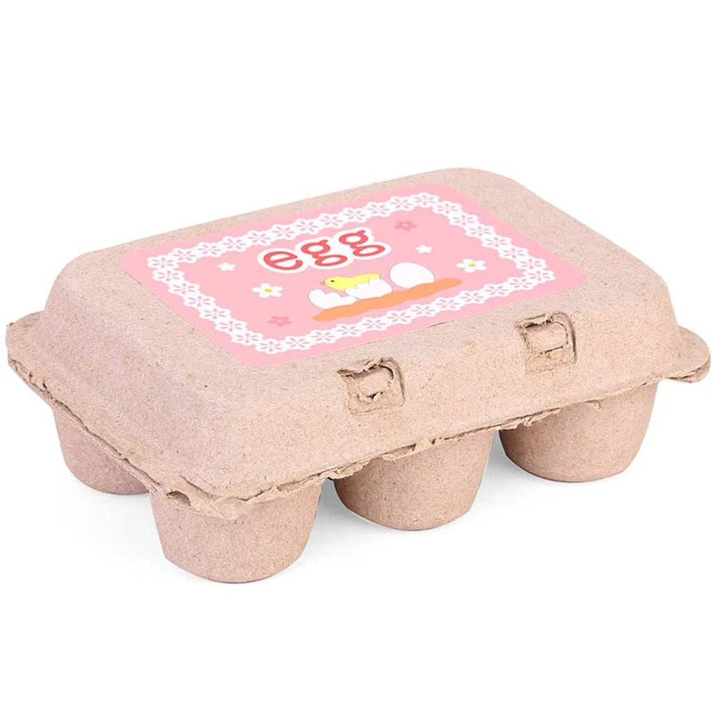 6Pcs Set Wooden Eggs Yolk Pretend Play Kitchen Food Cooking Kids Toy Novel Gifts Good Toys for Kids