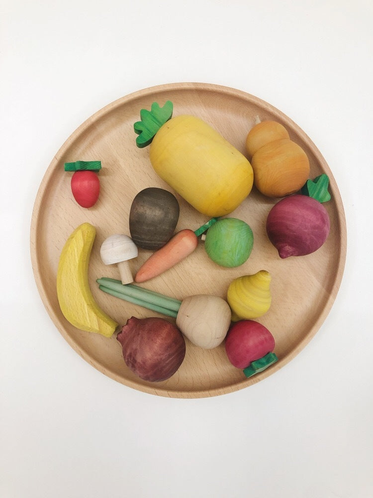 Wooden Fruits and Veggies
