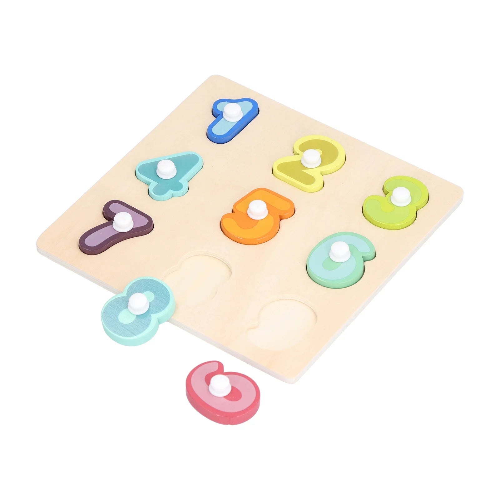 Wood Toddler Puzzles Toys,Wooden Peg Puzzles Toys Toddler Educational Knob Learning Puzzle Board Toys for Kids,Learning Board Puzzles Toys