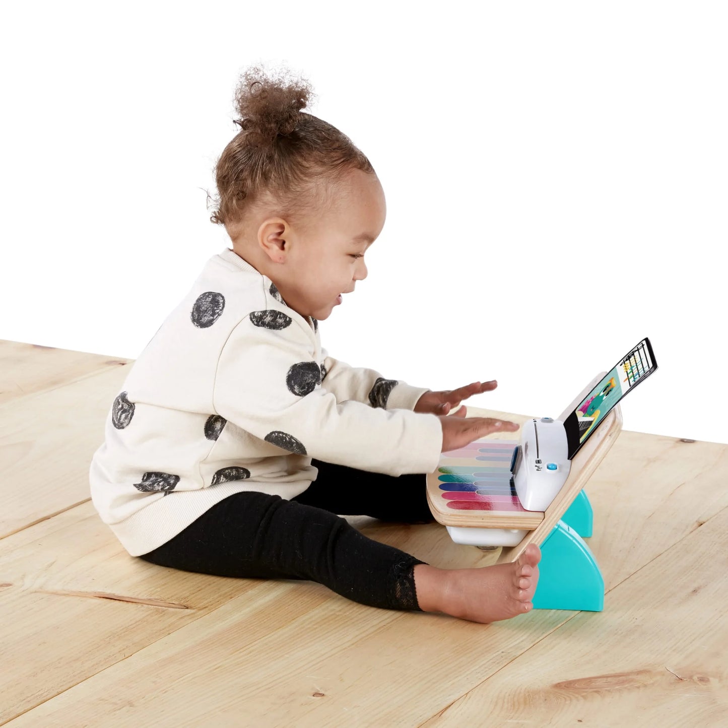 Hape Magic Touch Piano Wooden Musical Baby and Toddler Toy Age 6 Months and Up