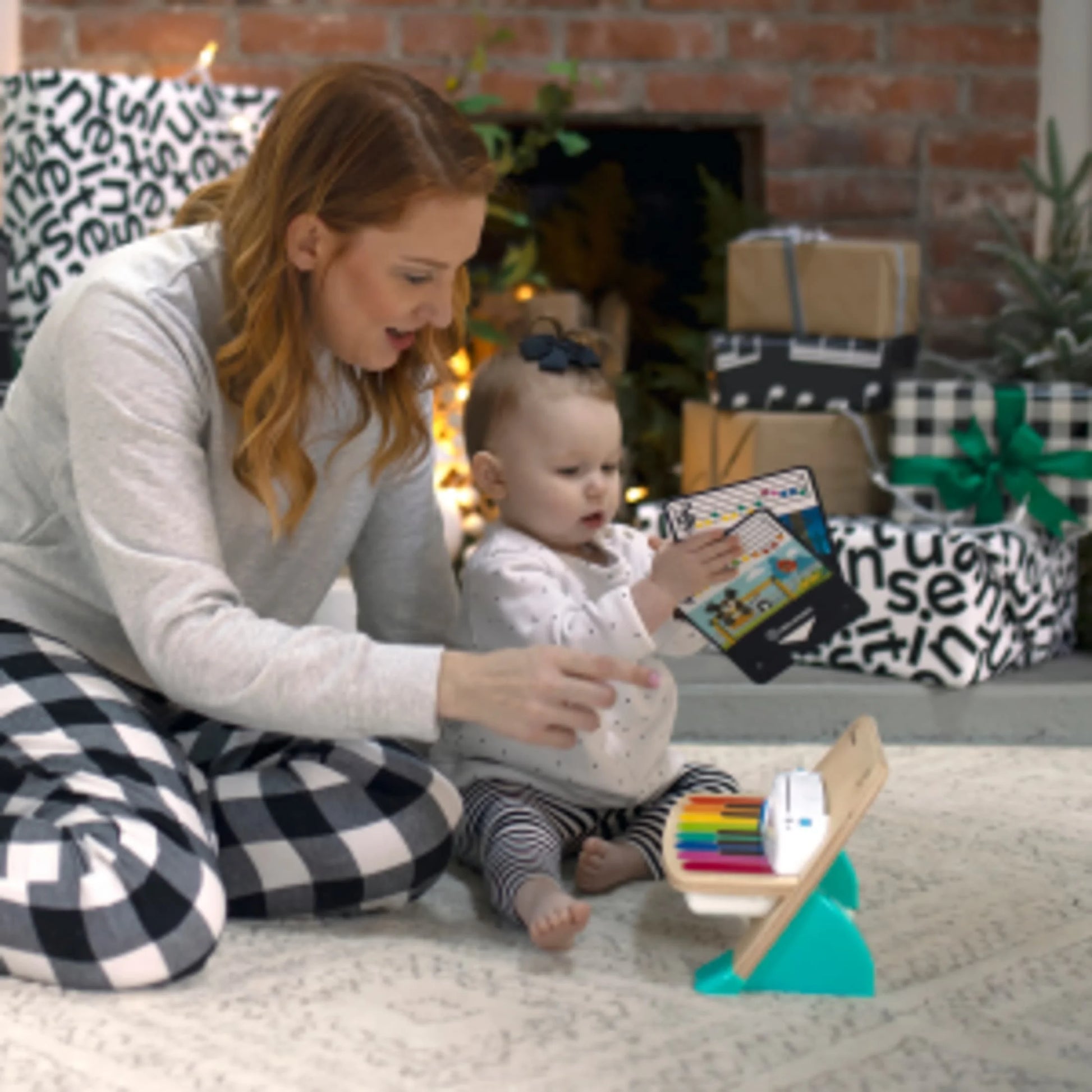 Hape Magic Touch Piano Wooden Musical Baby and Toddler Toy Age 6 Months and Up