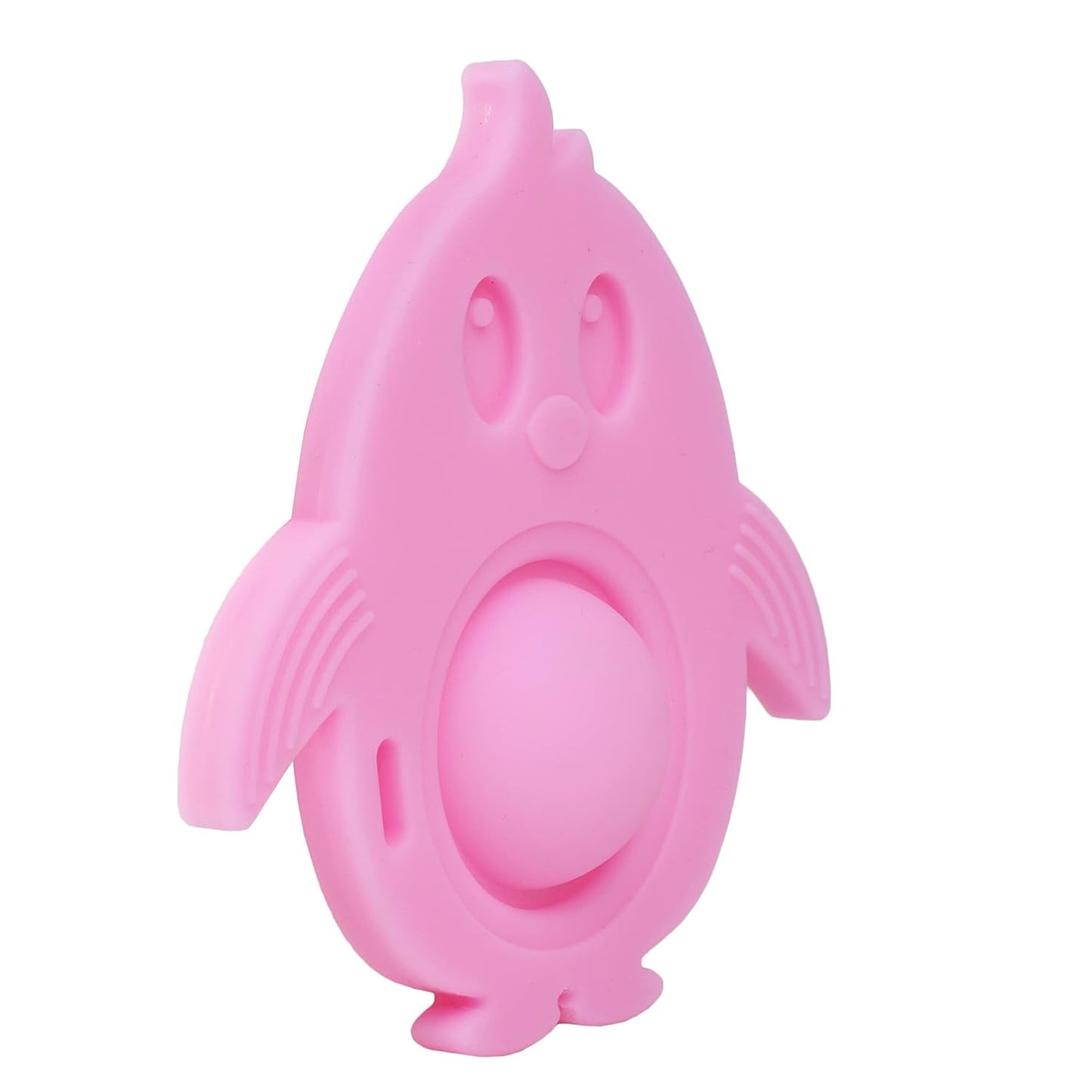Popz Baby Teether Toy - Made in the USA - Pop It Sensory Toys for 0-6 Months + - 100% Silicone Dimple Popper for Newborns and Infants - BPA Free