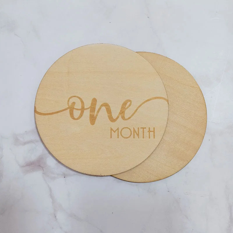 Baby Milestone Cards, Wooden Milestone Signs, Baby Shower Gift, Newborn Photo Props, Baby Monthly Milestone Markers